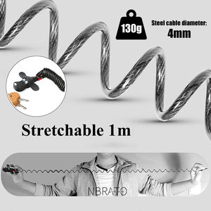 Verrouillage de <span class=keywords><strong>porte</strong></span> de <span class=keywords><strong>vélo</strong></span> pour casque de skateboard avec ressort en silicone pour enfants - Product Image 4