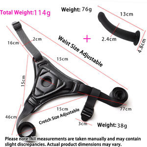 Jouets sexuels pour couples, harnais, gode à sangle, culotte lesbienne, gode en <span class=keywords><strong>silicone</strong></span> portable avec accessoires de ceinture - Product Image 5