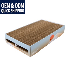 Produtos vencedores para Animais de Estimação 2025 Atacado Logotipo Personalizado Papelão Cat House Box Cat Coçar Board Ondulado Scratch Board - Product Image 1