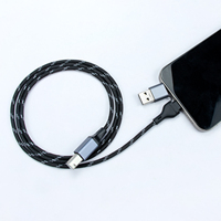 Vente en gros 2in1 Câble Usb de haute qualité Usb2.0 A mâle vers Usb B mâle et C mâle Câble d'imprimante 2M pour imprimante HP Canon Caméra Epson