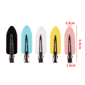 Vente en gros, Meilleure vente : Barrettes <span class=keywords><strong>à</strong></span> cheveux en plastique simples, sans pli, pour maquillage et soin du visage, fixation des franges latérales - Product Image 4