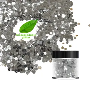 Alta qualidade biodegradável glitter atacado decorar camaleão glitter resistente a solventes para Tumbler Crafts
