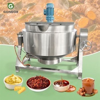 Marmite de cuisson industrielle de table, électrique, à vapeur, à bascule automatique, sous vide, pour la cuisson du sucre, avec système de mélange, alimentée par chaudière