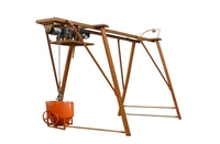 Treuil de levage multifonctionnel à moteur à essence, grue de chantier portable, capacité nominale de 880 kg