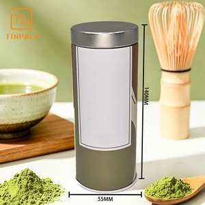Lata de Aluminio Hermética de Grado Alimenticio con Impresión Personalizada Premium para Envasado de Matcha y Té - Product Image 1