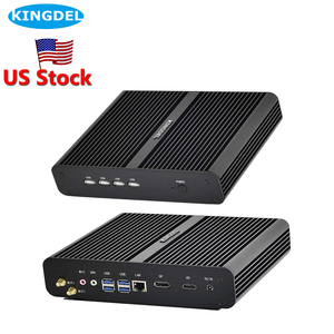 US Stock Mini Desktop <strong>Computer</strong>, Core i7 8th, 16GB DDR4/256GB NVMe SSD, Business PC with 4K UHD Dual Display (HD+DP) - Product Image 1