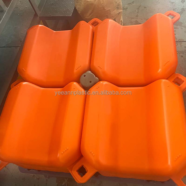 Interlock Modular Floating Dock Plastic Pontoon Blocks Water Platform for Swimming & Mooring