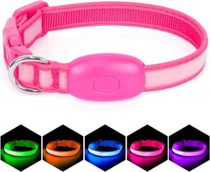 Electronic Pet LED Dog Collar Adjustable Flash <b>Recharge</b> Pet Collars Reflective LED Collars for Dogs <b>Night</b> Anti-Lost Dog Products - Product Image 4