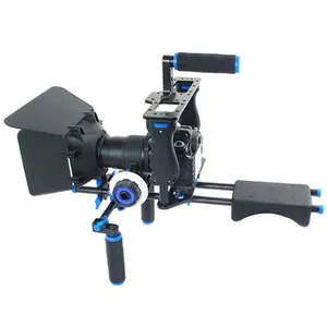 Rundour DSLR Rig Video Stabilisator Kit Film ausrüstung Matte Box Dslr Käfig Schulter halterung Rig Follow Focus für DSLR-Kamera