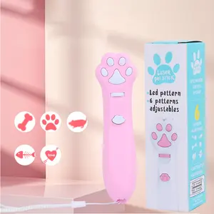 Недорогая забавная мульти-узорная Лазерная Игрушка для кошек, Интерактивная инфракрасная игрушка для кошек