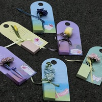 Boîte à fleurs jacquard portable, matériau d'emballage artistique, petite boîte à fleurs, mini sac à fleurs, boîte d'emballage pour bouquet unique