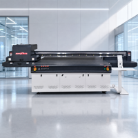 Imprimante à plat UV industrielle Kingjet 2513, 2500*1300mm, machine d'impression numérique à jet d'encre haute vitesse pour verre, bois, métal, carreaux