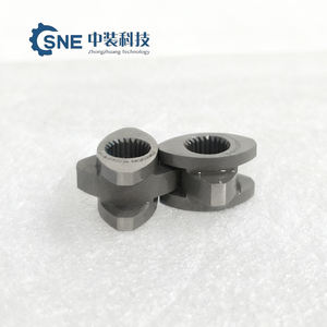 ส่วนประกอบสกรูสำหรับสายผสมพลาสติกส่วนสกรูสำหรับเครื่องอัดรีดแบบกำหนดเอง - Product Image 5