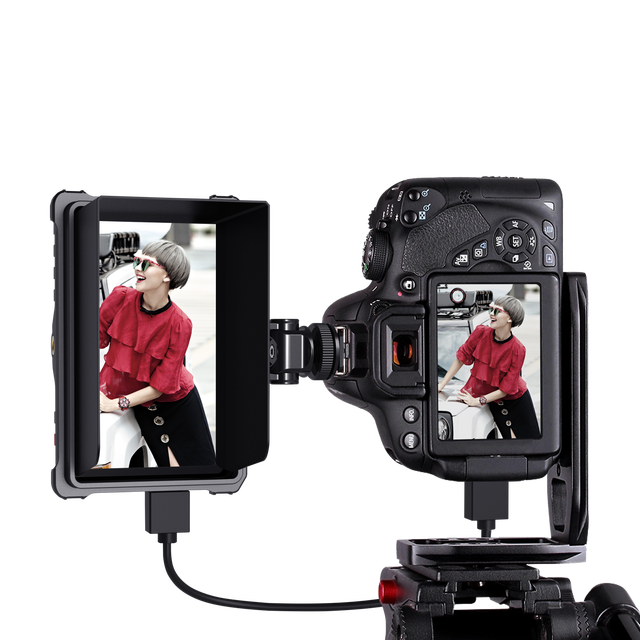 5 Inch Lcd Touchscreen Video On-Camera Field Monitor with 3D-LUT HDR Peaking HD-MI Input