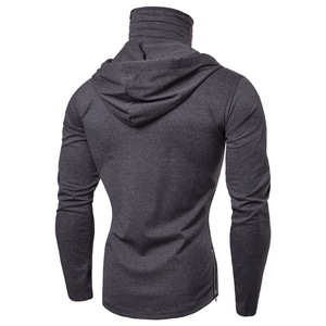Camiseta OEM, Dropshipping, Venta al por Mayor, Logotipo Personalizado, Moda, Ajustada, <span class=keywords><strong>Manga</strong></span> <span class=keywords><strong>Larga</strong></span>, <span class=keywords><strong>con</strong></span> Capucha, <span class=keywords><strong>para</strong></span> <span class=keywords><strong>Hombre</strong></span> - Product Image 3