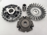 Kit complet de variateur de poulie motrice pour scooter X MAX300, embrayage primaire, poulie à 28 degrés avec poids de 22g
