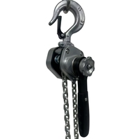 Mini palan manuel en alliage d'aluminium 0,5T, grue de levage portable à manivelle pour le levage de marchandises en entrepôt