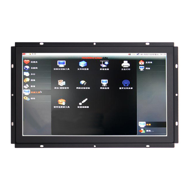 15.6 17.3 21 24 Inch Bracket/Wall Mount Touch Monitor Industrial Open Frame Touch Screen Android Monitors for Kiosk Machine