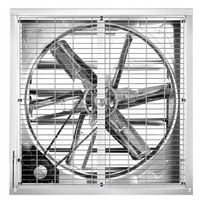 Ventilation de ventilateur d'extraction de toit industriel d'entrepôt mural de fenêtre de pression négative pour à
