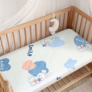 Sábana de Bebé 100% Algodón Suave y Transpirable, Se Adapta a Colchones de Tamaño Estándar 28 Pulgadas X 52 Pulgadas - Product Image 6
