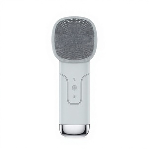 Nettoyant facial en silicone, lumière rouge et bleue, vibration, compresse chaude et froide, massage électrique du visage, nettoyeur de pores - Product Image 1