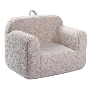 Children's Sofa High-Density Sponge Cushion Reading <b>Corner</b> Single <b>Seat</b> For 2 To 4 Years Kids Plush Fabric Chair - Product Image 5