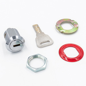 Zinc Alloy <b>Push</b> <b>Button</b> <b>Lock</b> Cylindrical Telescopic Spring <b>Lock</b> Cabinet <b>Door</b> Mortise <b>Lock</b> Industrial Design Durable - Product Image 3