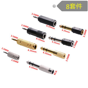 Audio <b>Adapter</b> 6.35 Mm To 3.5 Mm 3.5 Mm To 2.5 Mm Zinc Alloy <b>Plug</b> In Connector Set For Audio Devices - Product Image 3