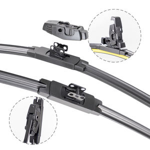 Balais <span class=keywords><strong>d</strong></span>'<span class=keywords><strong>essuie</strong></span>-<span class=keywords><strong>glace</strong></span> sans cadre de haute qualité, directement de l'usine, 4 adaptateurs, ajustement universel, robustes et durables, emballage personnalisé, prix avantageux en gros - Product Image 2