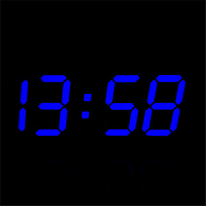 Lớn Chữ Số Hiển Thị Treo Tường <span class=keywords><strong>Led</strong></span> 3D Khung Cấu Trúc Đồng Hồ Với Lịch Và Nhiệt Độ - Product Image 5