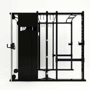 Fabrika özel kapsamlı eğitim cihazı güç kafes raf 3d Smith makinesi çok fonksiyonlu istasyonu kas oluşturucu - Product Image 4