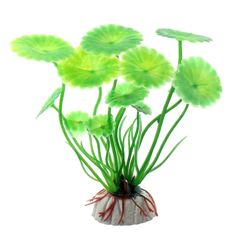 Akvaryum peyzaj sucul bitkiler yapay bitkiler akvaryum plastik üreticileri 10cm/20cm/30cm/40cm plastik tankı karışık renk