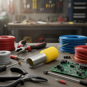 Pre Insulated Socket Terminals 100 Pcs Each For <b>Electrical</b> <b>Wiring</b> Connections - Product Image 3