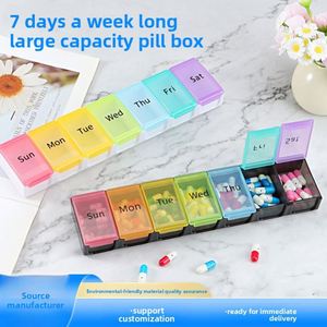 Pastillero Portátil de Plástico con 7 Compartimentos, Clasificador de Pastillas por Día y Semana, Modelo Nueve Ciento Siete de Dongguan - Product Image 2