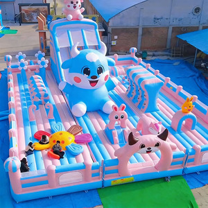 Nuevo Modelo de Castillo Inflable y Brincolín con Diseño Elegante y Tobogán para <span class=keywords><strong>Alquiler</strong></span> en Bodas y Eventos - Product Image 2