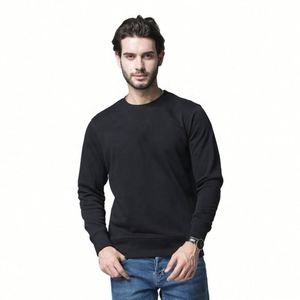Sweat-shirts et pulls à capuche pour hommes, col rond uni, avec logo imprimé, vente en gros d'usine, broderie personnalisée, sweat-shirt vierge pas cher pour hommes - Product Image 6