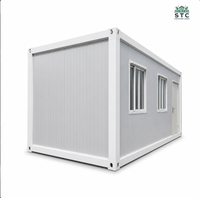 Maisons conteneurs de 20 pieds, bâtiments modulaires en kit pour bureaux, hôtels, ateliers, salles de réunion, entrepôts, hôpitaux