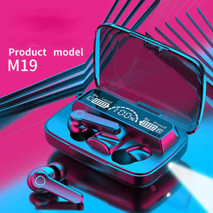 Auriculares TWS M19 al por mayor de fábrica, auriculares con pantalla LED, auriculares inalámbricos para juegos, auriculares TWS - Product Image 2
