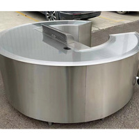 Équipement de Restaurant Teppanyaki Commercial BBQ Teppanyaki Grill Table électrique intégrée Teppanyaki personnalisé pour hôtels