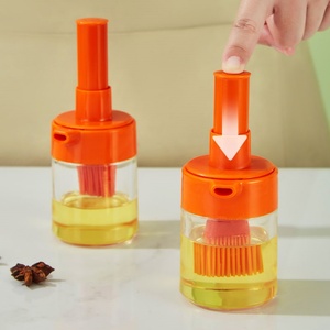1 Pcs Portable Silicone Oil <b>Bottle</b> with <b>Brush</b> Grill Oil <b>Brushes</b> Liquid Oil Pastry Kitchen Baking BBQ Tool Kitchen Tools for BBQ - Product Image 4