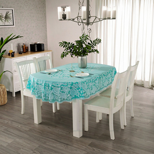 140x200cm Lace <strong>Oval</strong> Print Plastic <strong>Table</strong> Cover Roll Anti-slip <strong>Table</strong> Mat Vinyl Oil-Proof <strong>Table</strong> <strong>Cloths</strong> Fitted Wedding Events - Product Image 6