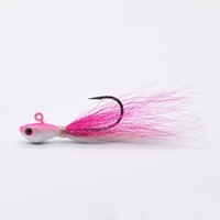 Leurres Accessoires universels Poisson portable simulé Tête de gabarit en plomb pratique avec crochet en Chine de haute qualité et cheveux de cerf