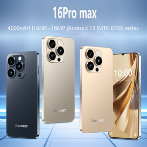 โทรศัพท์มือถือรุ่นใหม่ปี 2026 16 Pro Max ความจุ 64GB หน้าจอ 6.6 นิ้ว แบบ Waterdrop แบตเตอรี่ 4500mAh ขายส่งจากโรงงาน รองรับสองซิมแบบ Dual Standby - Product Image 2