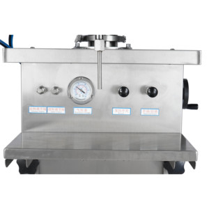 Machine <span class=keywords><strong>de</strong></span> distribution pneumatique durable et quantitative pour flacons en verre <span class=keywords><strong>de</strong></span> 200 ml (boissons, miel, shampoing, détergent, savon, gel liquide) à commande au pied - Product Image 2