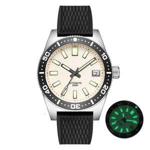 Montre de Plongée Homme Automatique Mécanique Lumineuse Étanche avec Bracelet à Maillons pour Usage Quotidien et Soirées - Product Image 1