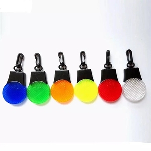 Dayanıklı Plastik Yuvarlak Yanıp Sönen Işık, Arka Klipsli, Özel Baskı Alanı, Toplu Paket 3 Işık Modu: Sabit, Yavaş/Hızlı Yanıp Sönme - Product Image 5