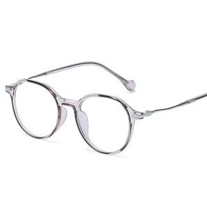Nouvelle monture ovale ultra-légère de style coréen, tendance et individuelle, pour hommes et femmes, en TR, anti-lumière bleue, style ins. - Product Image 3