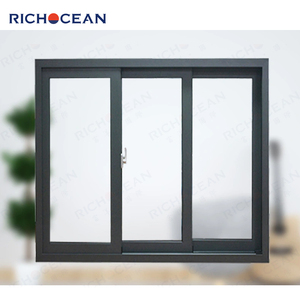 RICHOCEAN <span class=keywords><strong>Finestre</strong></span> e Porte Scorrevoli Residenziali in Alluminio AS2047 con Vetro Temperato Antiuragano - Product Image 2