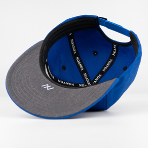 Casquette de sport TCAP Chine ODM personnalisée en laine mélangée, 5 panneaux, profil haut, visière plate, fermeture snapback - Product Image 6