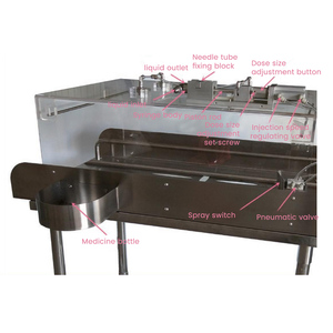 Jeringa Veterinaria para Granjas Avícolas, Dispositivo de Inyección Rápida para Cría de Pollitos, Pulverizador Automático de Alta Precisión de Acero Inoxidable para Vacunas - Product Image 4